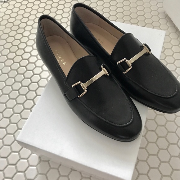 *NWT* JONAK Paris Black Leather Loafer - Picture 4 of 4